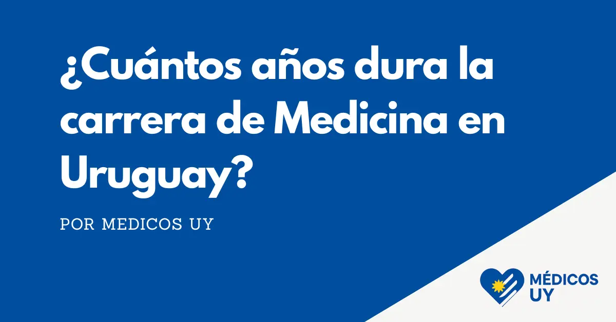 ¿Cuántos años dura la carrera de Medicina en Uruguay?